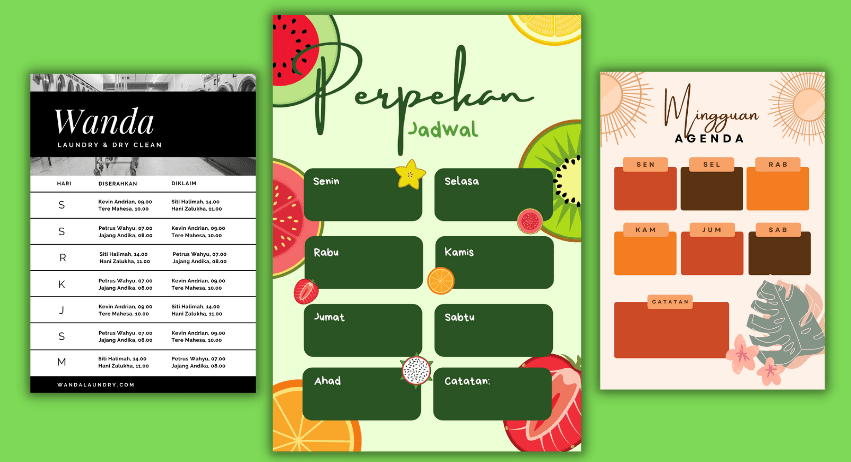 Detail Desain Jadwal Piket Nomer 37