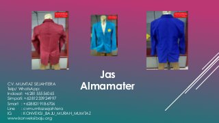 Detail Desain Jaket Almamater Polos Nomer 43