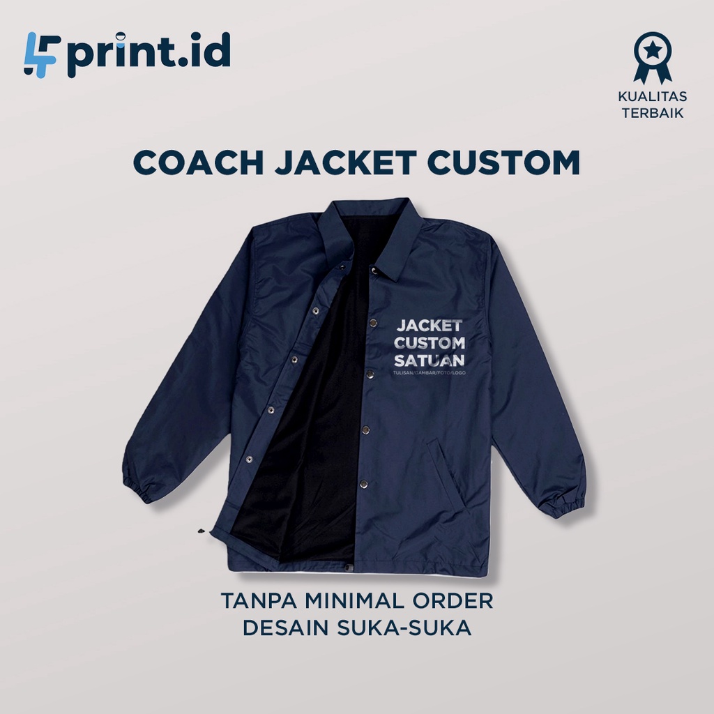 Detail Desain Jaket Coach Nomer 45