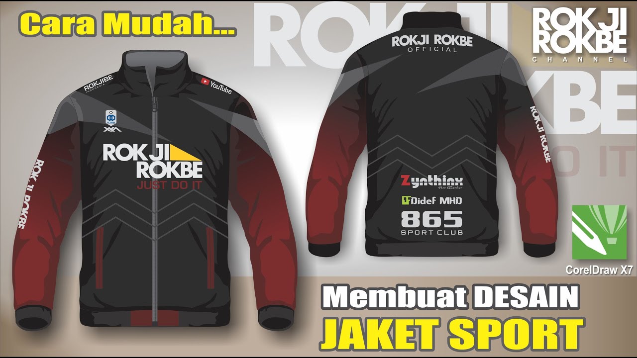 Detail Desain Jaket Esport Nomer 22