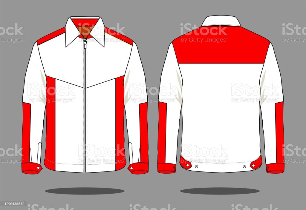 Detail Desain Jaket Polos Nomer 23