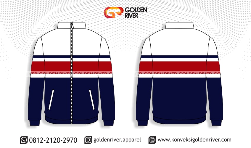 Detail Desain Jaket Polos Nomer 38