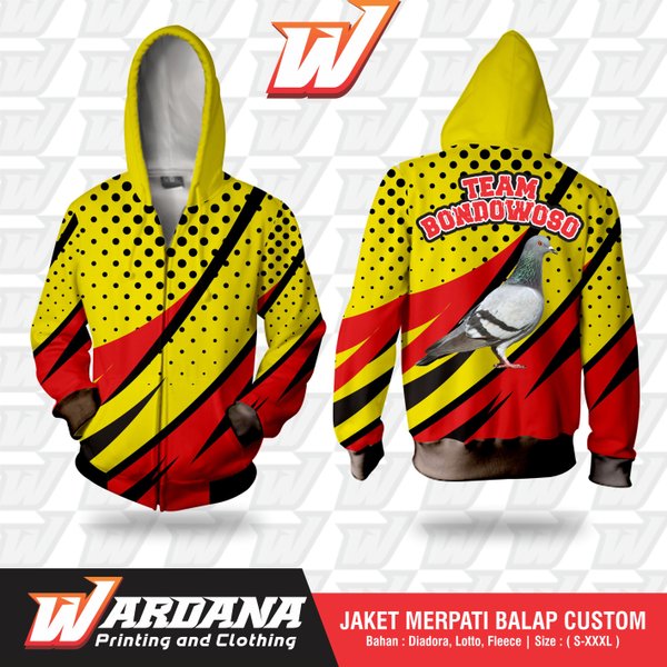 Download Desain Jaket Team Merpati Nomer 23