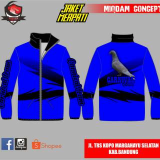 Detail Desain Jaket Team Merpati Nomer 40