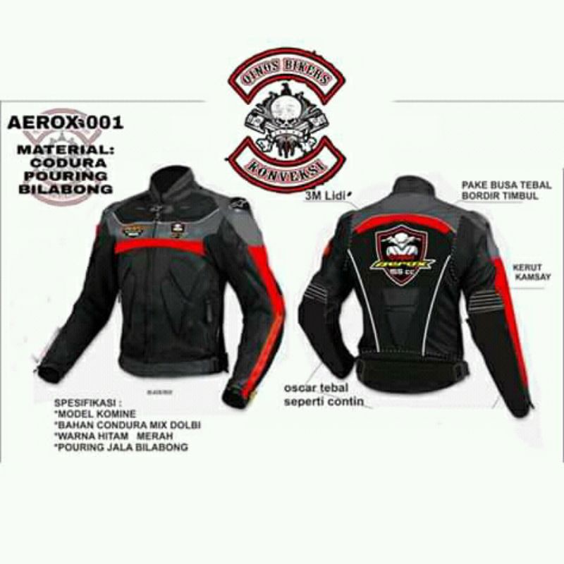 Detail Desain Jaket Touring Nomer 4