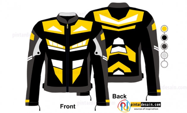 Detail Desain Jaket Touring Nomer 7