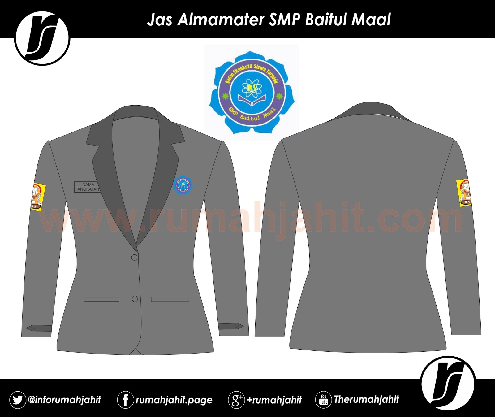 Detail Desain Jas Almamater Nomer 32