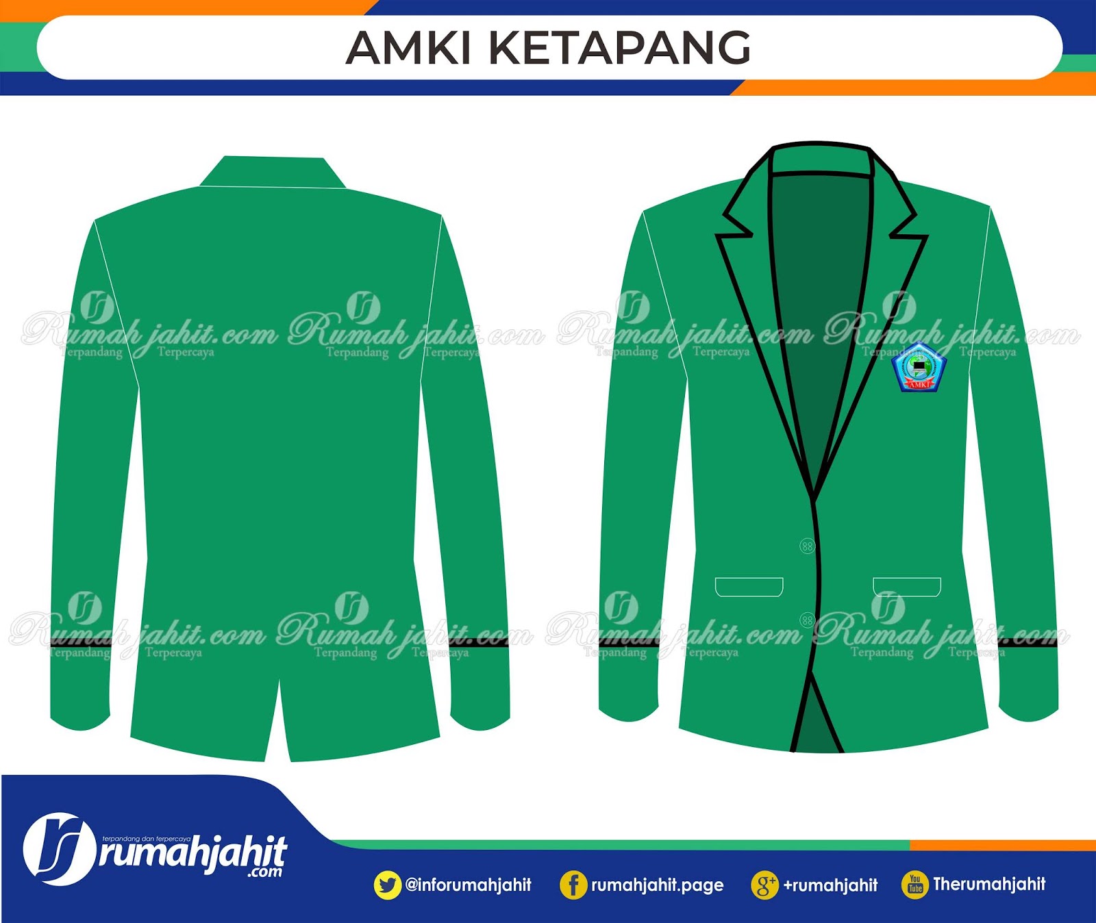 Detail Desain Jas Almamater Nomer 51