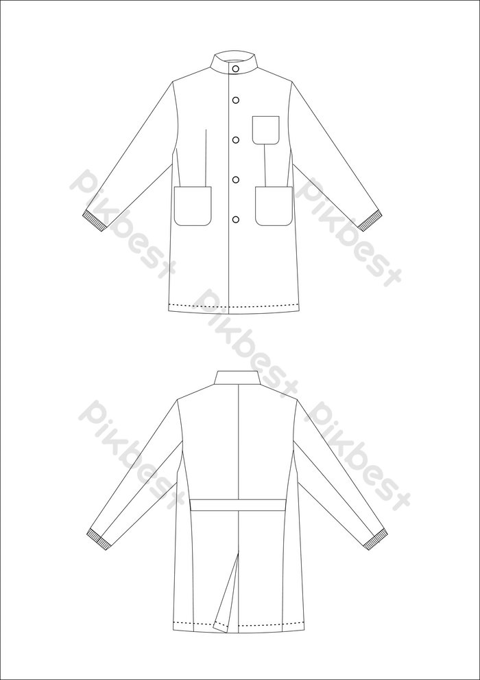 Detail Desain Jas Lab Nomer 19