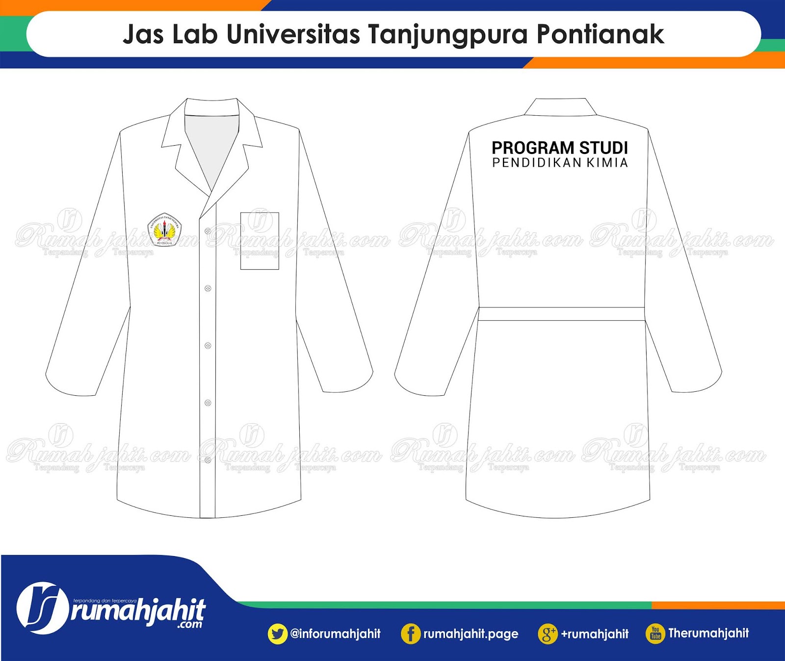 Detail Desain Jas Lab Nomer 8