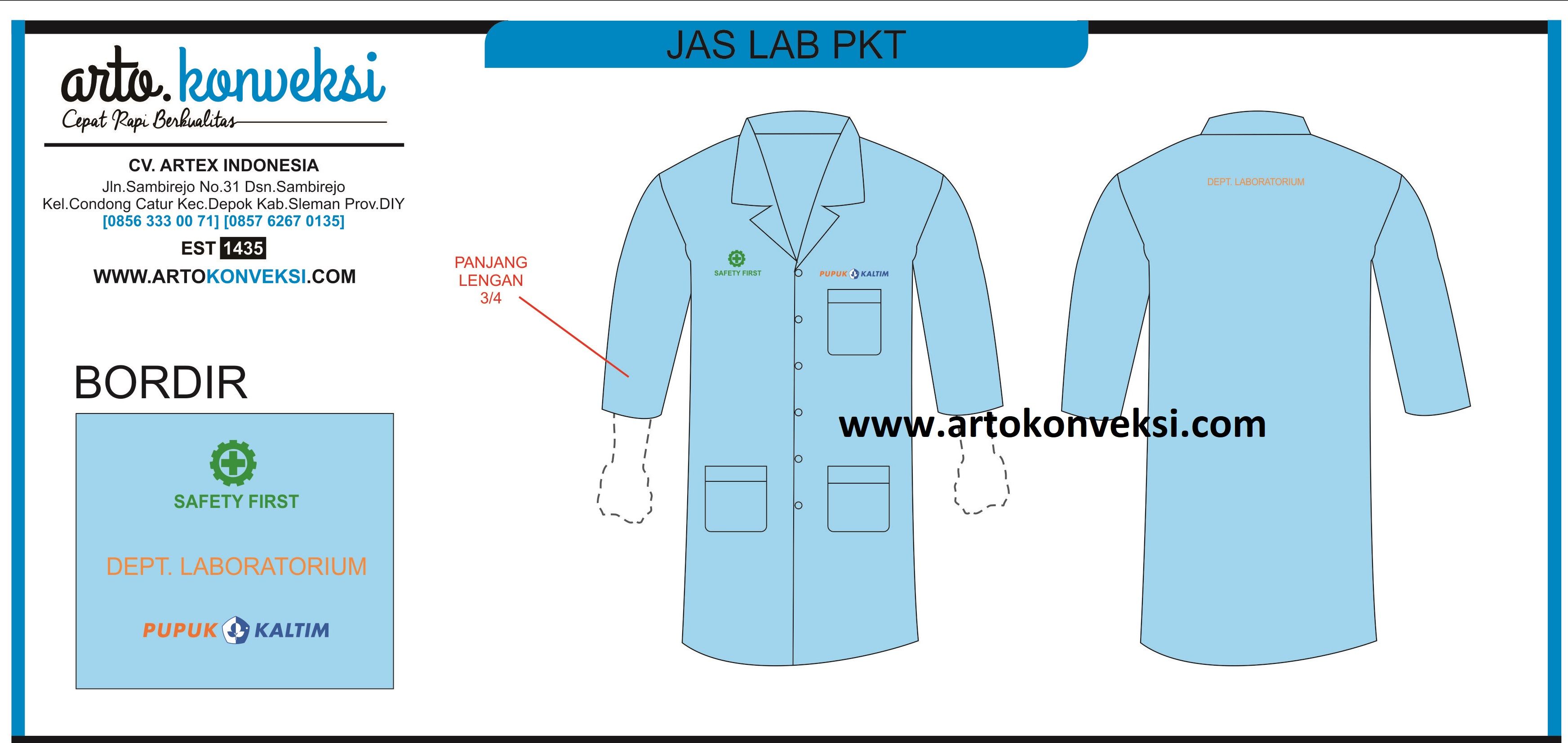 Detail Desain Jas Lab Nomer 9