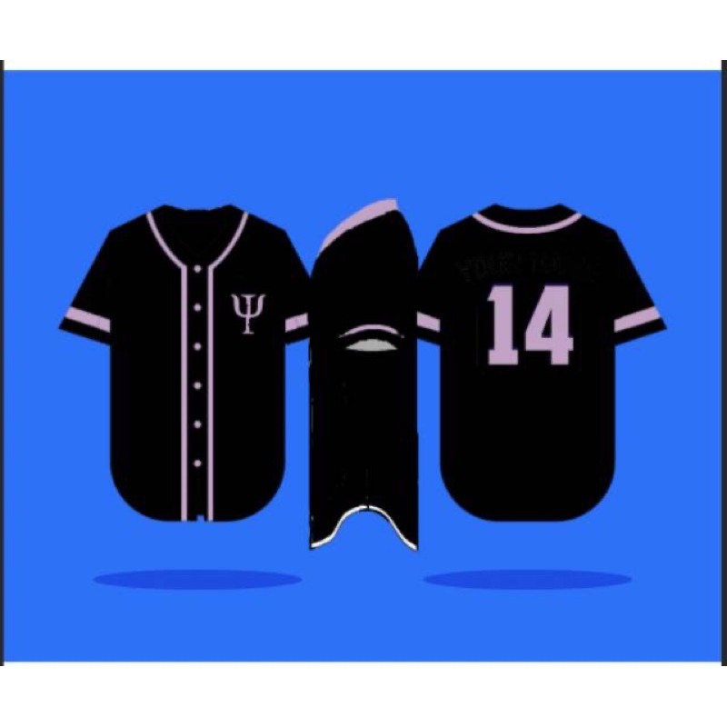 Detail Desain Jersey Baseball Nomer 17