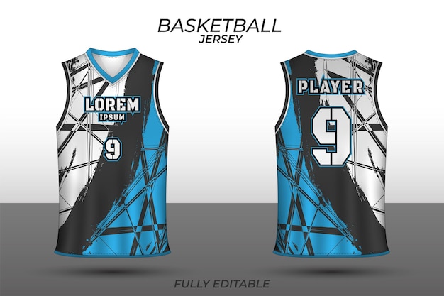 Detail Desain Jersey Basket Nomer 18