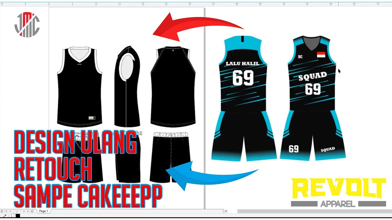 Detail Desain Jersey Basket Nomer 38