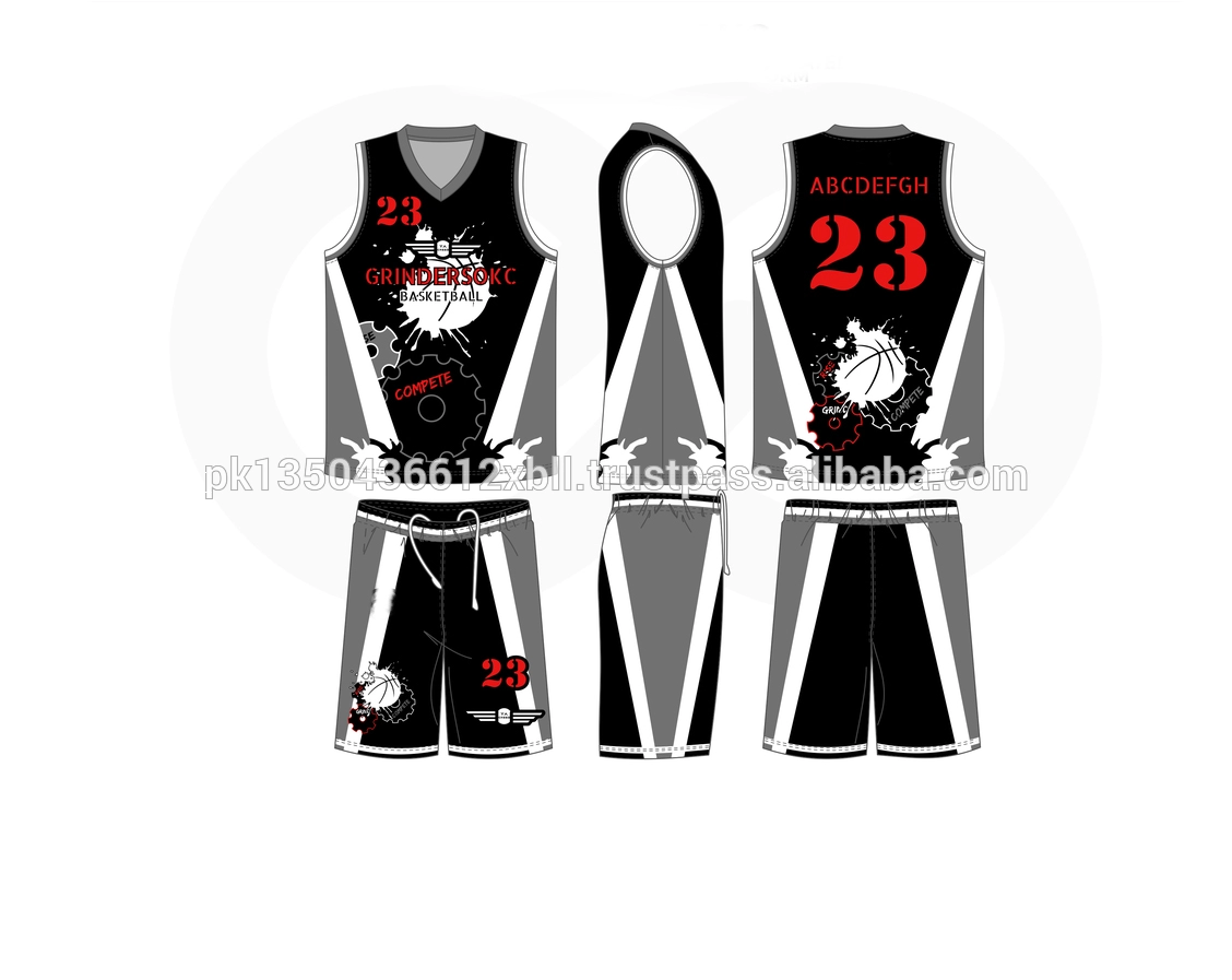 Detail Desain Jersey Basket Printing Nomer 23