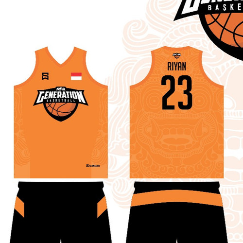 Detail Desain Jersey Basket Printing Nomer 48