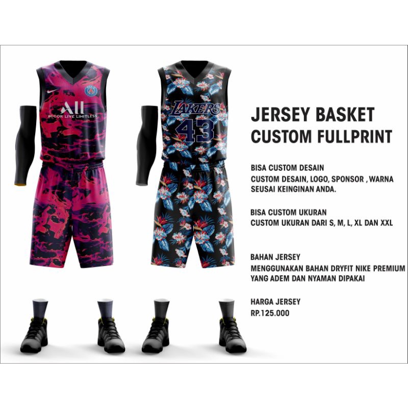 Detail Desain Jersey Basket Terbaik Nomer 37