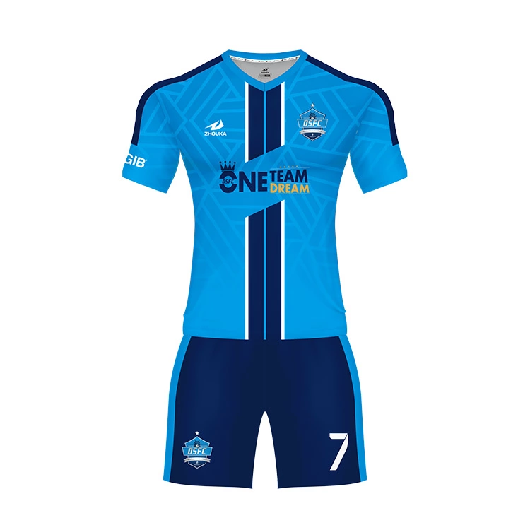 Detail Desain Jersey Biru Nomer 7