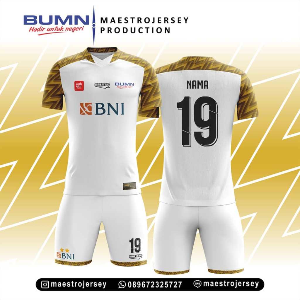 Detail Desain Jersey Bola Printing Nomer 22