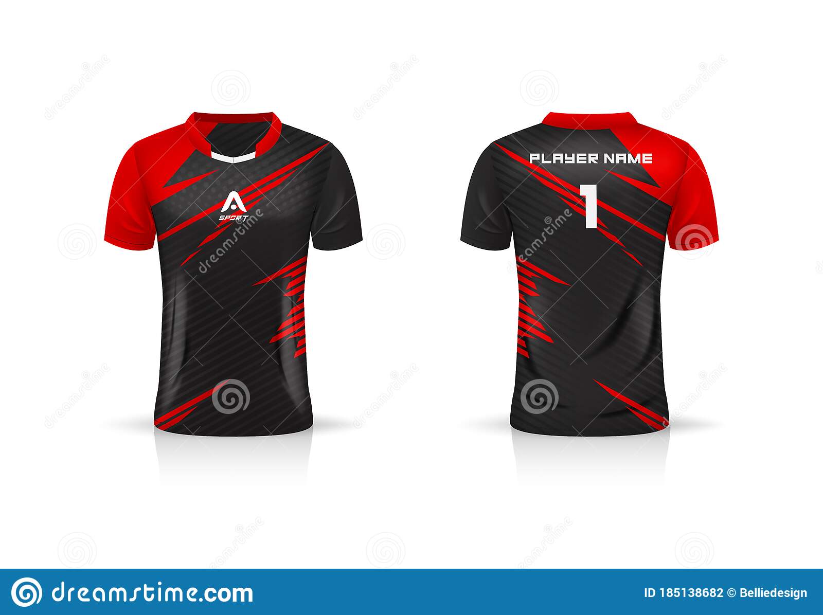 Detail Desain Jersey Esport Nomer 54