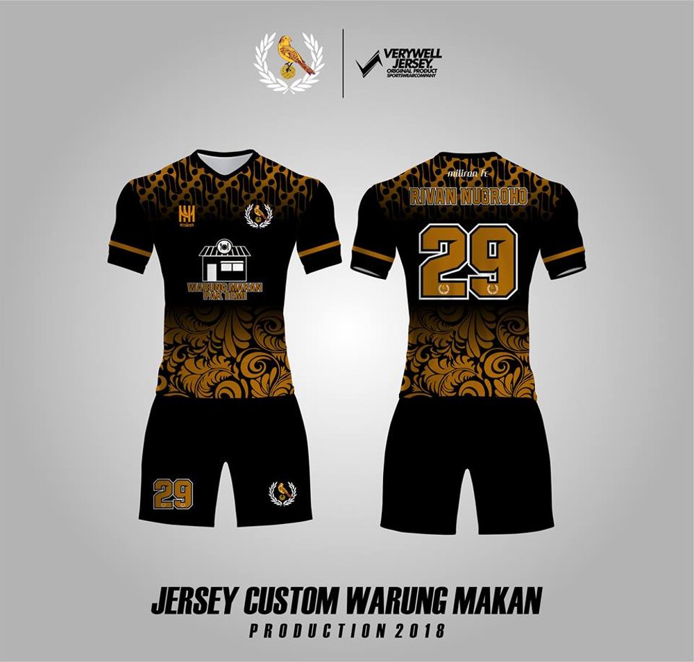 Detail Desain Jersey Futsal Nomer 8