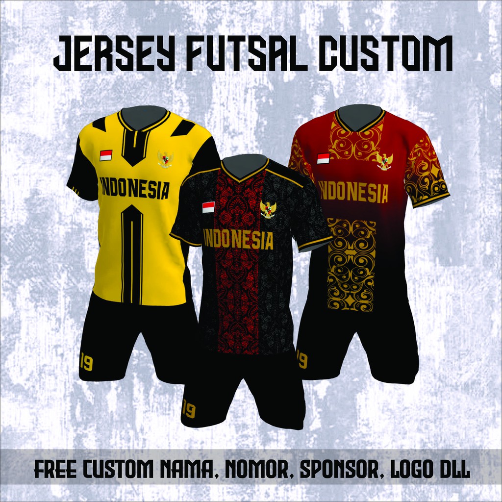 Detail Desain Jersey Futsal Nomer 46