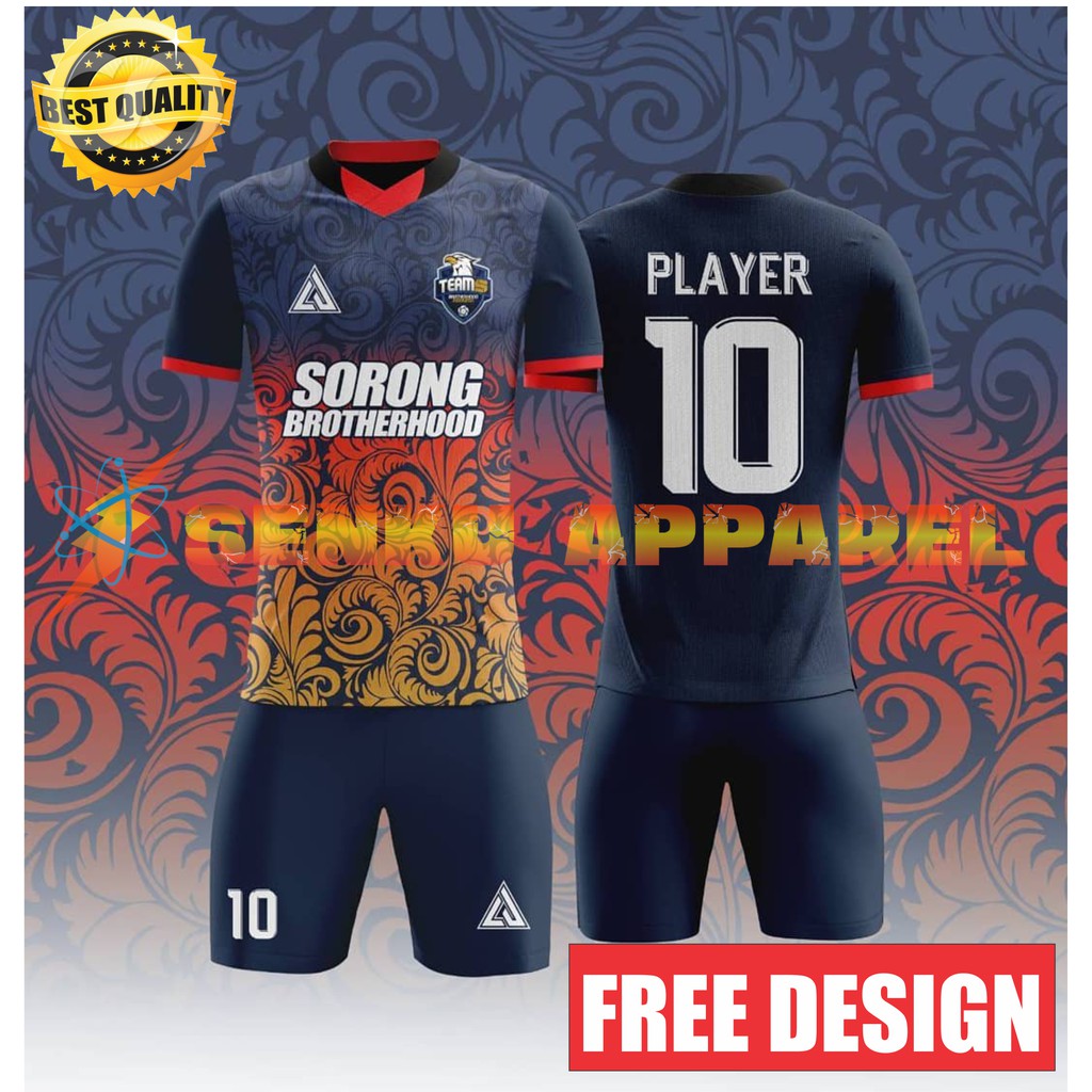 Detail Desain Jersey Futsal Full Printing Nomer 5