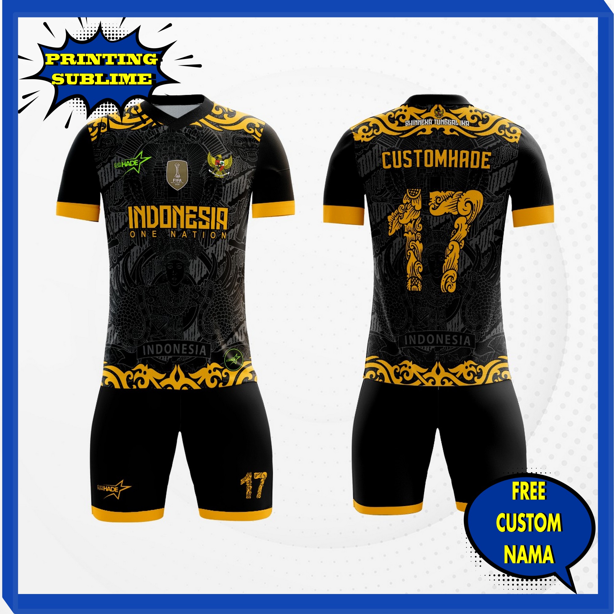 Detail Desain Jersey Futsal Printing Polos Nomer 14