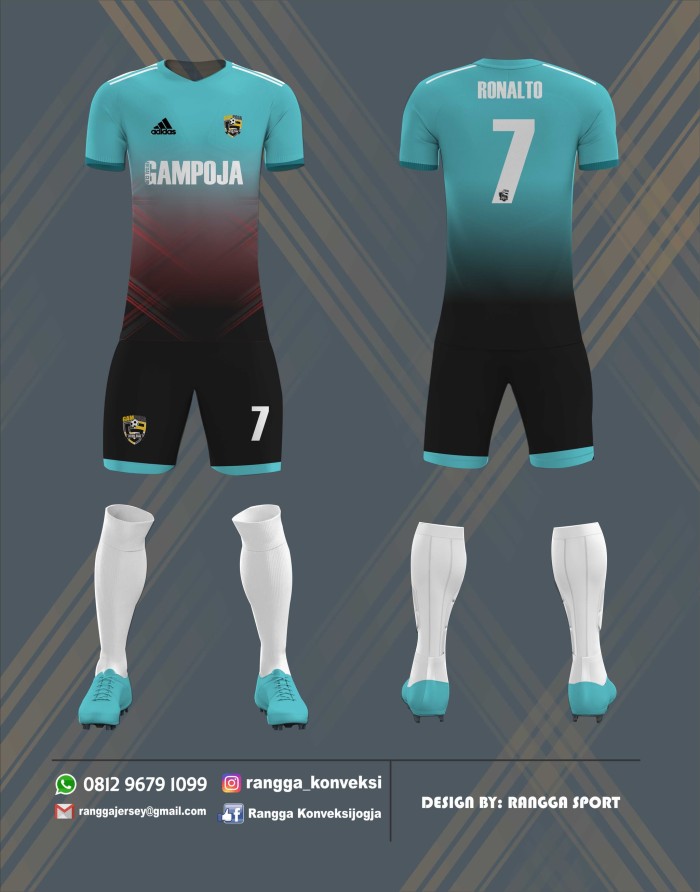 Detail Desain Jersey Futsal Terbaru 2019 Nomer 35