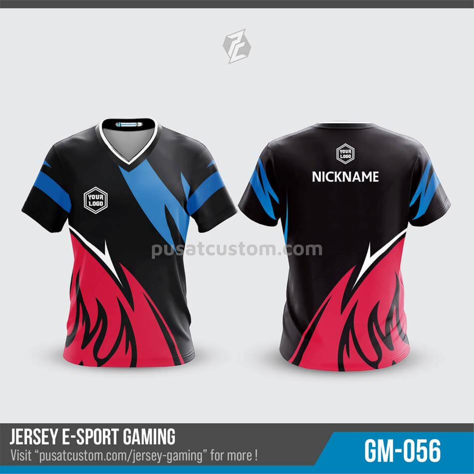 Detail Desain Jersey Gaming Nomer 12
