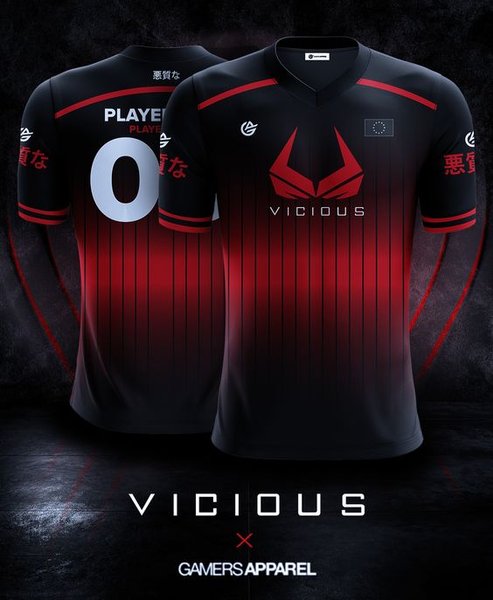 Detail Desain Jersey Gaming Nomer 15