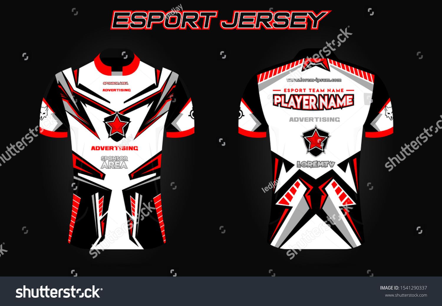Detail Desain Jersey Gaming Nomer 16