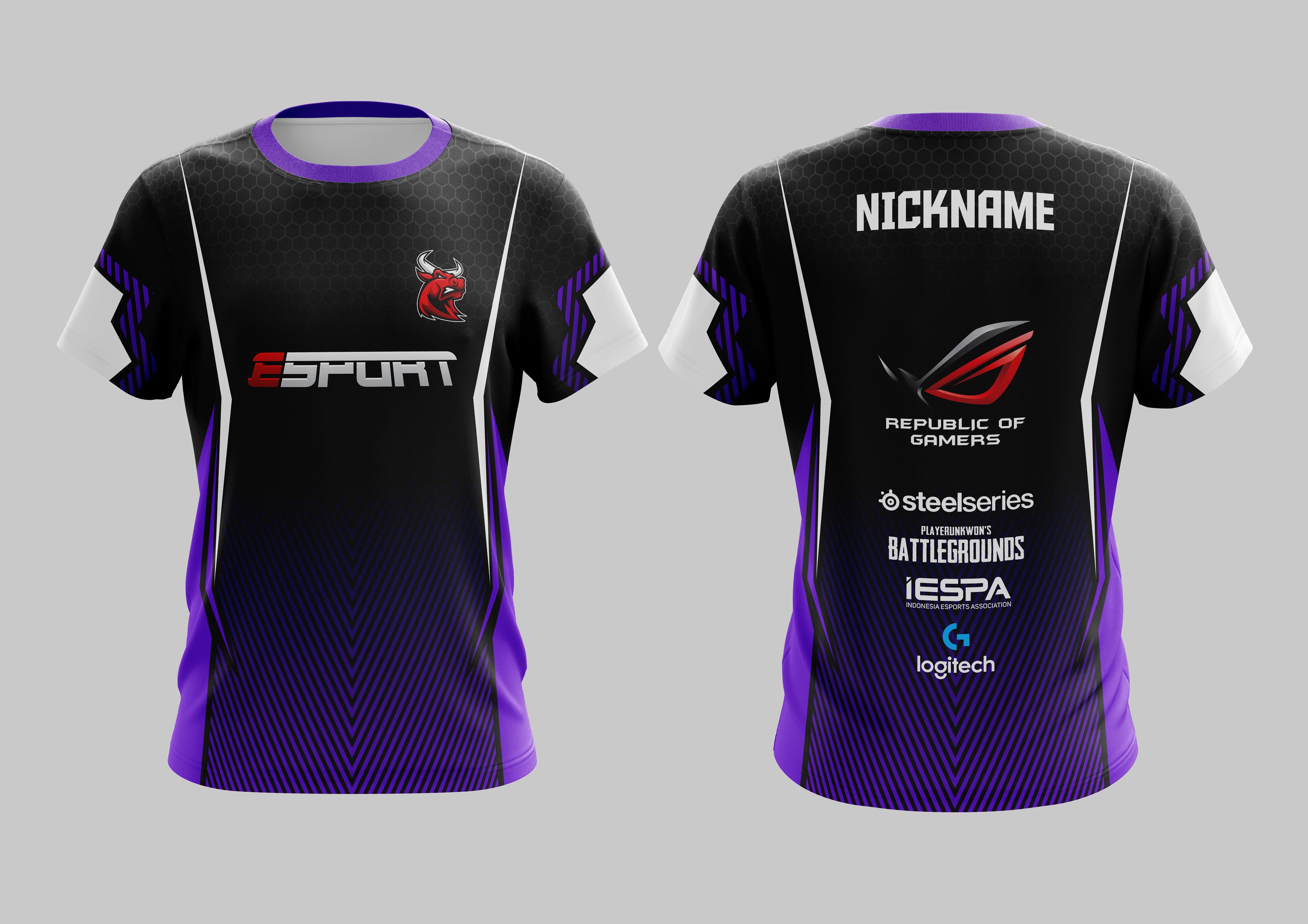 Detail Desain Jersey Gaming Nomer 19