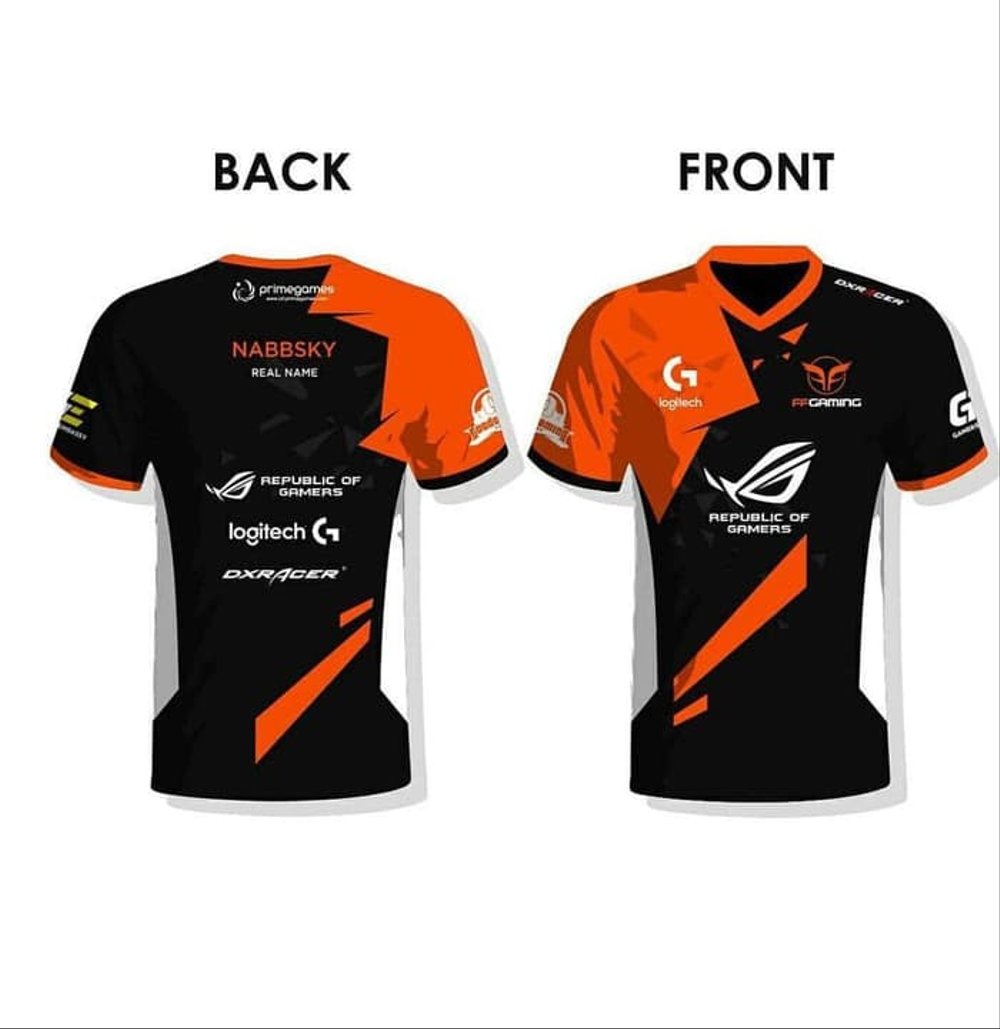 Detail Desain Jersey Gaming Nomer 28