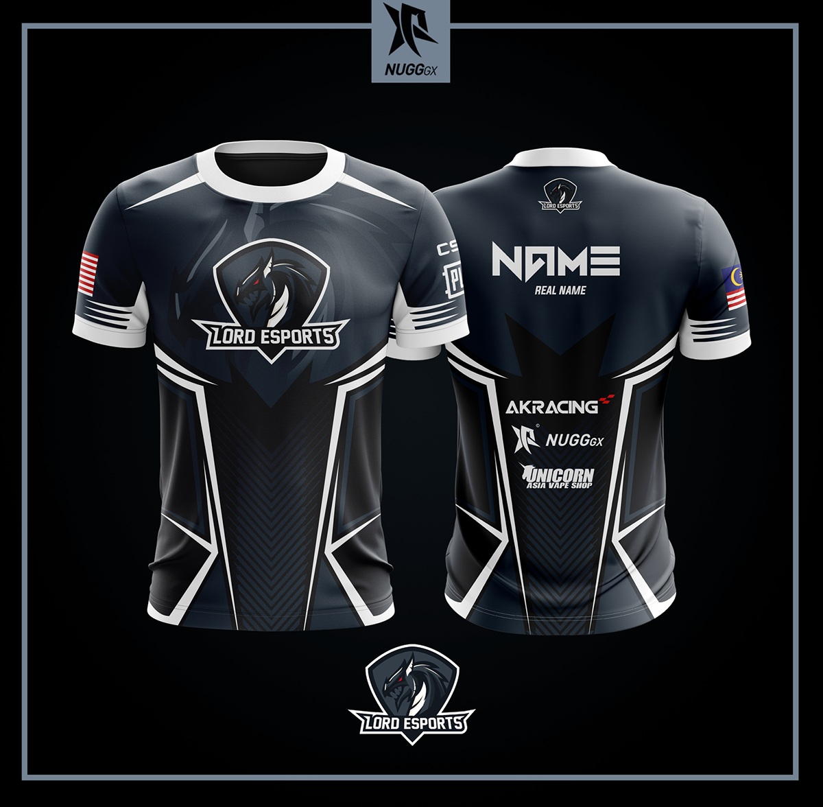 Detail Desain Jersey Gaming Nomer 4