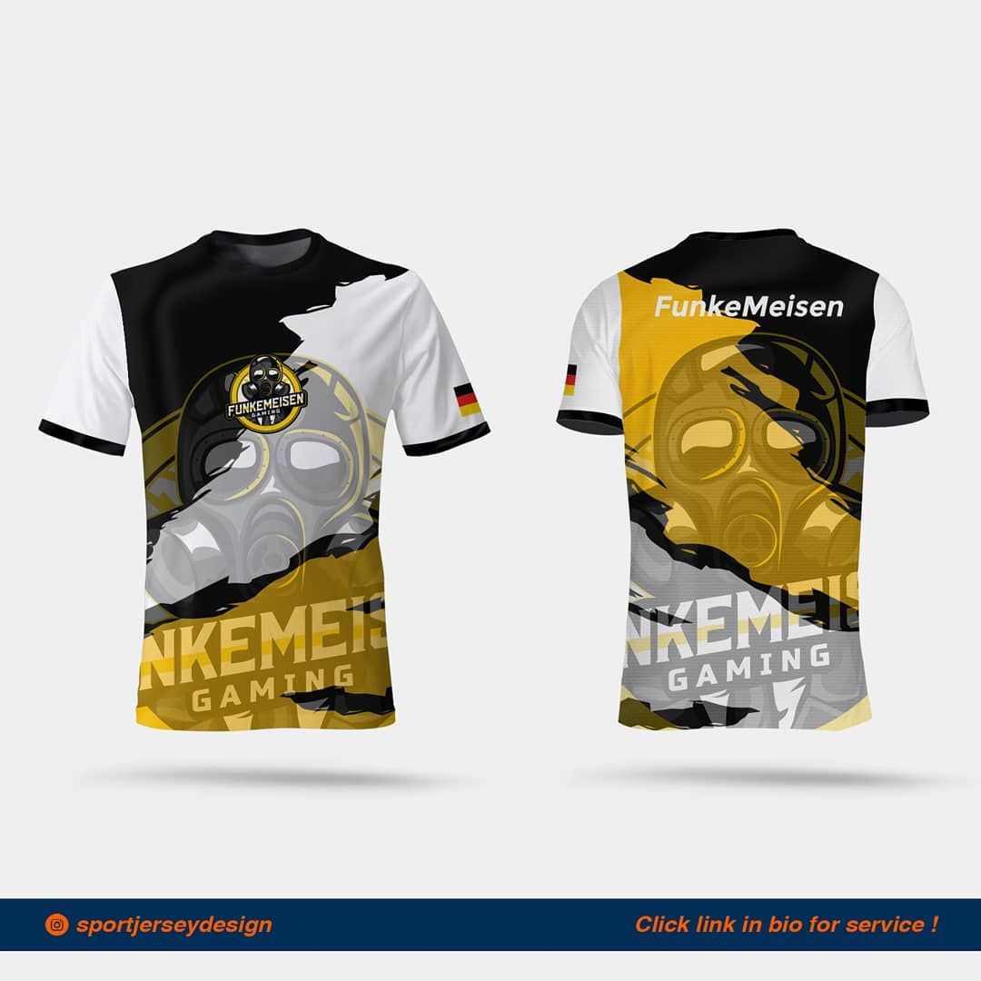 Detail Desain Jersey Gaming Nomer 34