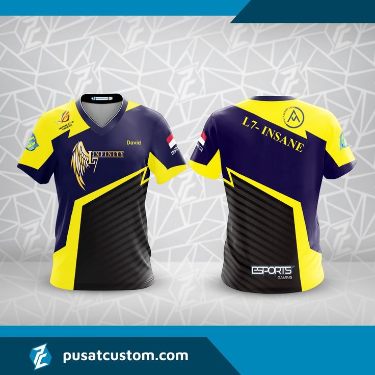 Detail Desain Jersey Gaming Nomer 36