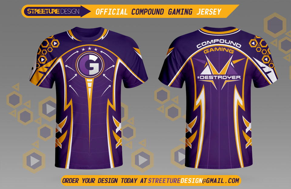 Detail Desain Jersey Gaming Nomer 46