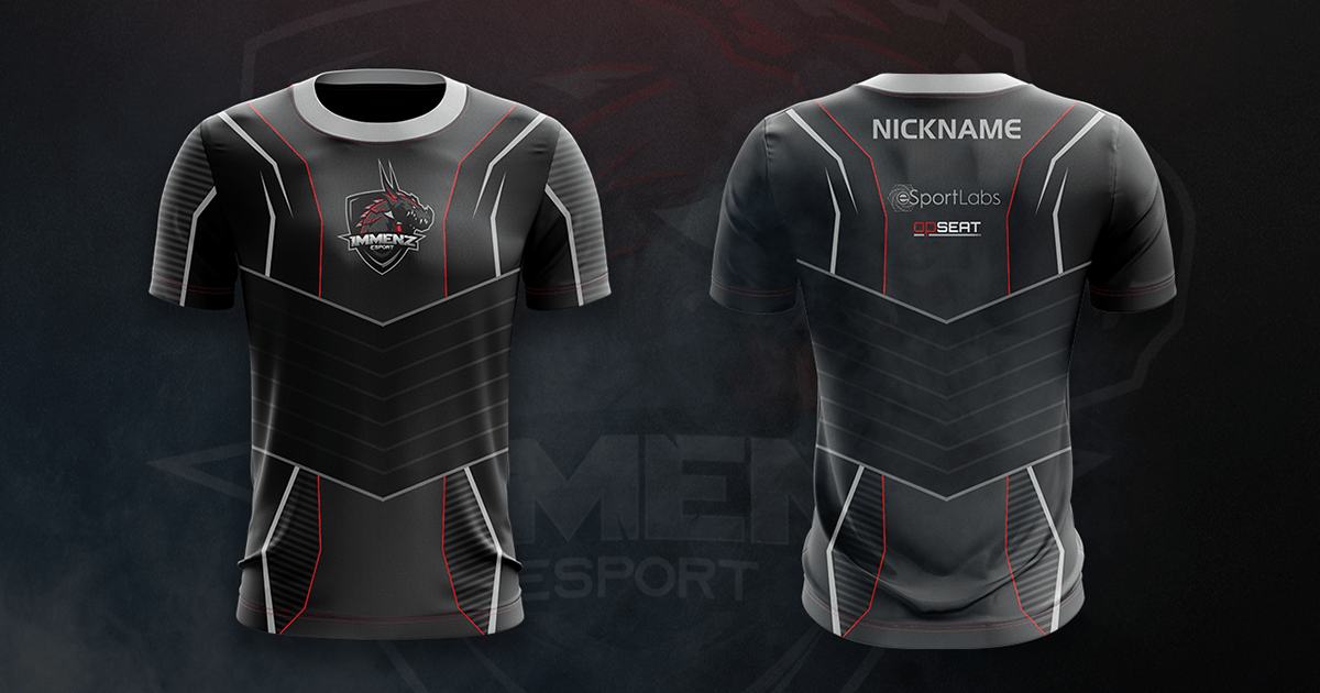 Detail Desain Jersey Gaming Nomer 57