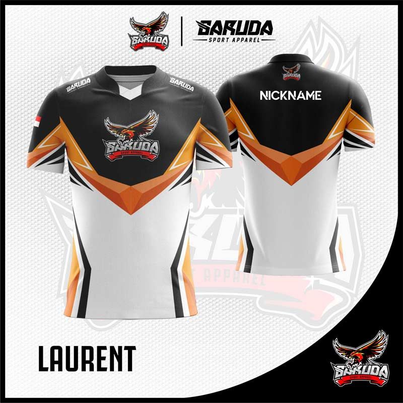 Detail Desain Jersey Gaming Nomer 8