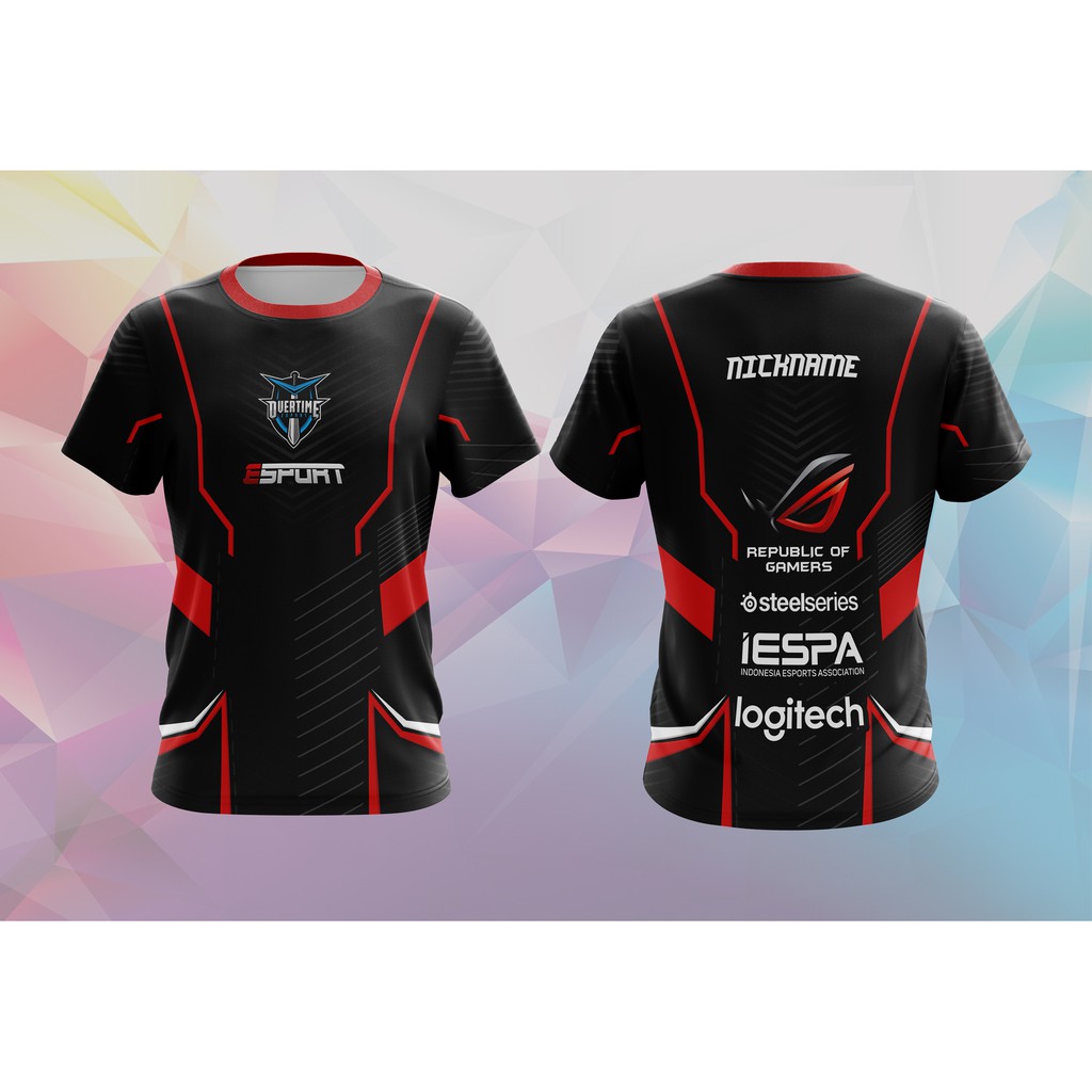 Detail Desain Jersey Gaming Polos Nomer 21