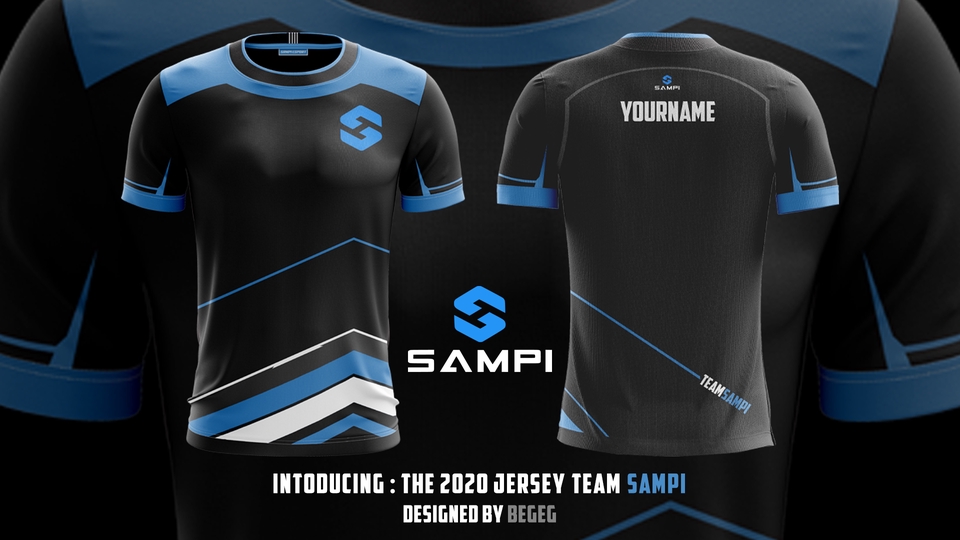 Detail Desain Jersey Gaming Polos Nomer 29