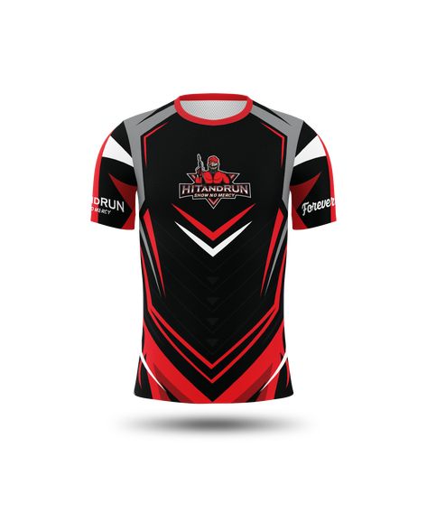 Detail Desain Jersey Gaming Polos Nomer 10