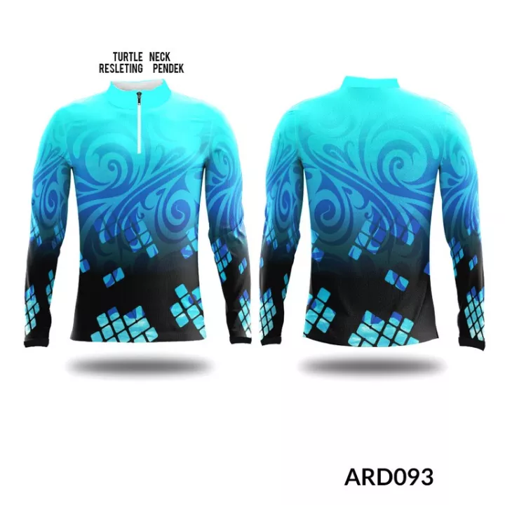 Detail Desain Jersey Mancing Polos Nomer 6