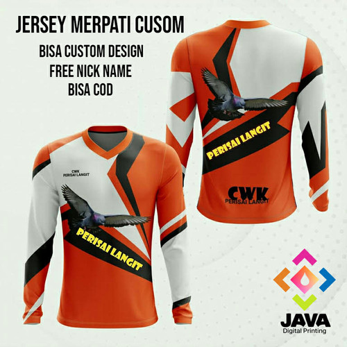 Detail Desain Jersey Merpati Polos Nomer 42