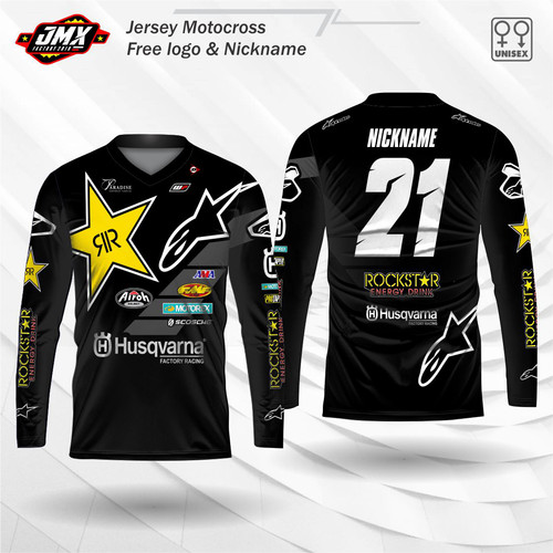 Detail Desain Jersey Motocross Nomer 31