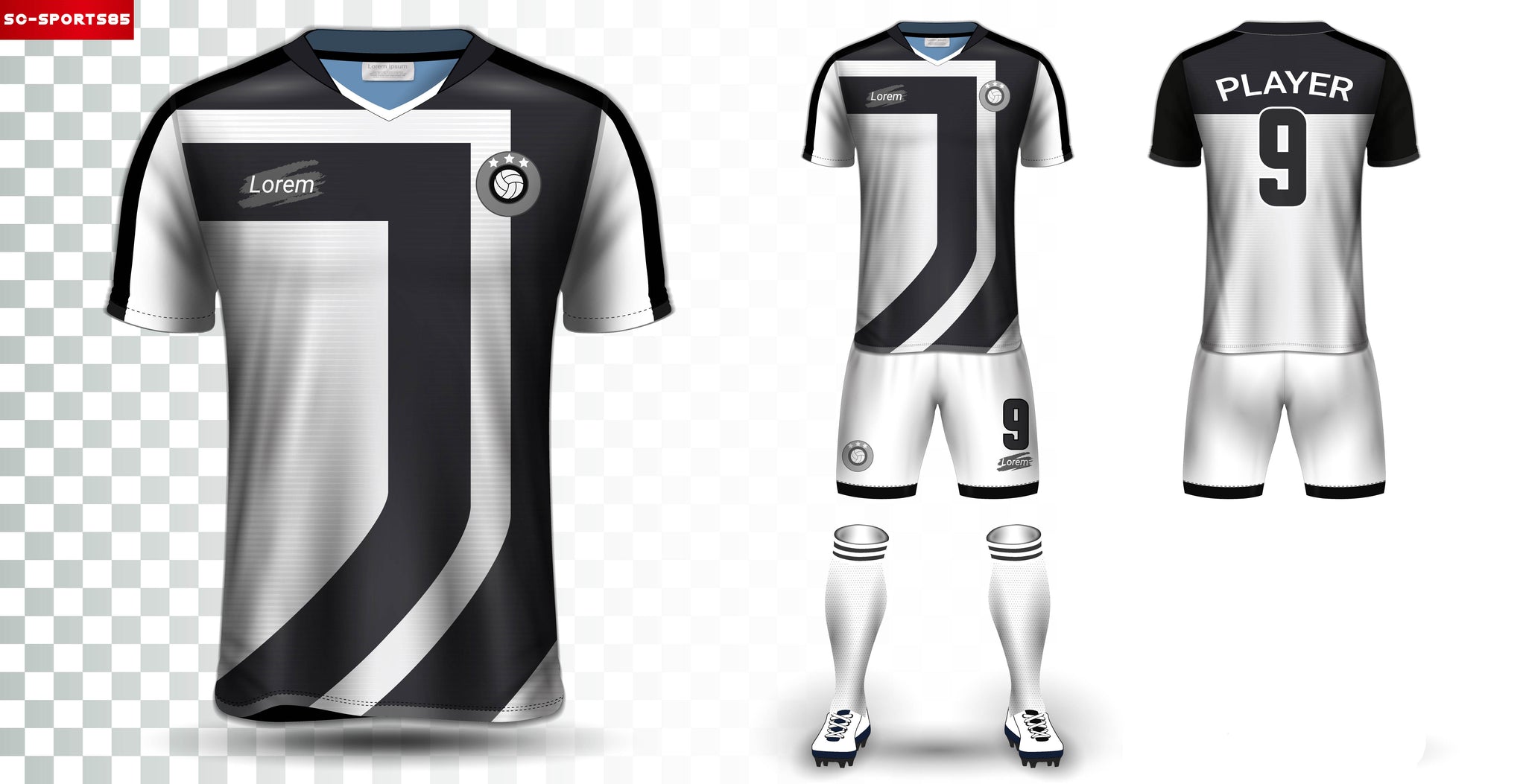 Detail Desain Jersey Simple Nomer 5