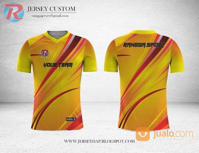 Detail Desain Jersey Voli Nomer 45