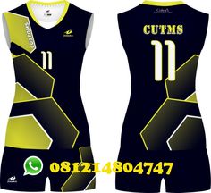 Detail Desain Jersey Volly Keren Nomer 38