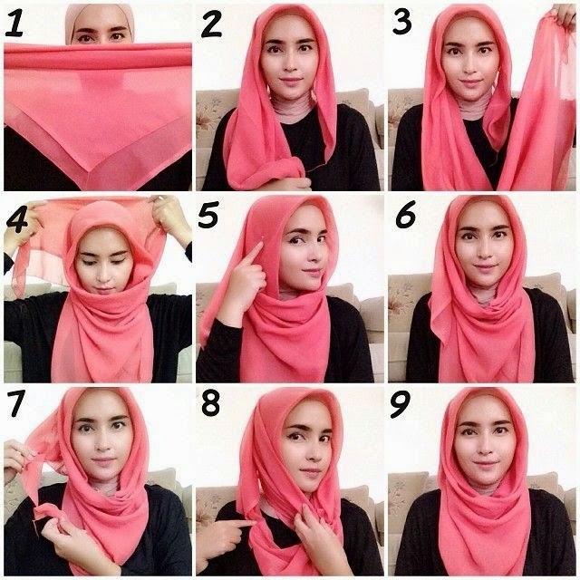 Detail Desain Jilbab Segi Empat Nomer 10